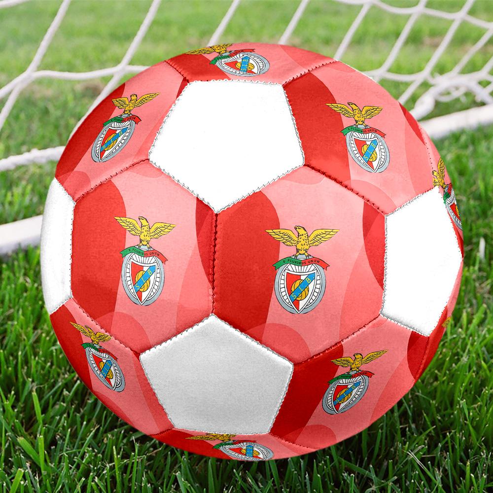 1PC S.L.B size 5 soccer ball PrahaIndoor Soccer Ball Colorful All Ages Machine Stitched PVC Competition Ready Durable High-Bounce