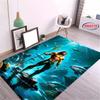 New Shelves ! DC Classic Aquaman Carpet, Bedroom Floor Living Room Bed Mat, Non-slip Exquisite Home Decor, Machine Washable Rug