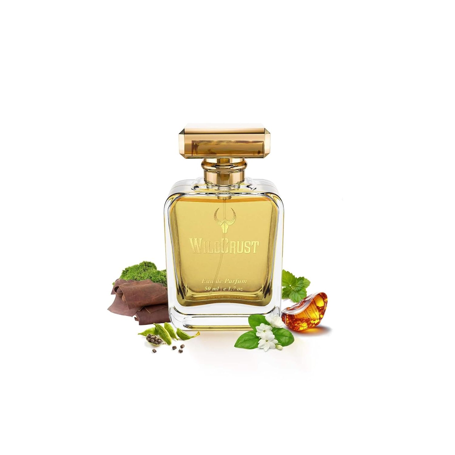 Omb Leather Perfume for Men 50ml | Long Lasting Intense Smoky Leather & Floral Fragrance | Premium Masculine Luxury Scent 50ML