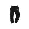 Cuffed Basketball Casual Knit Retro Sports Pants Women Bottoms Black T11W042611F-BK