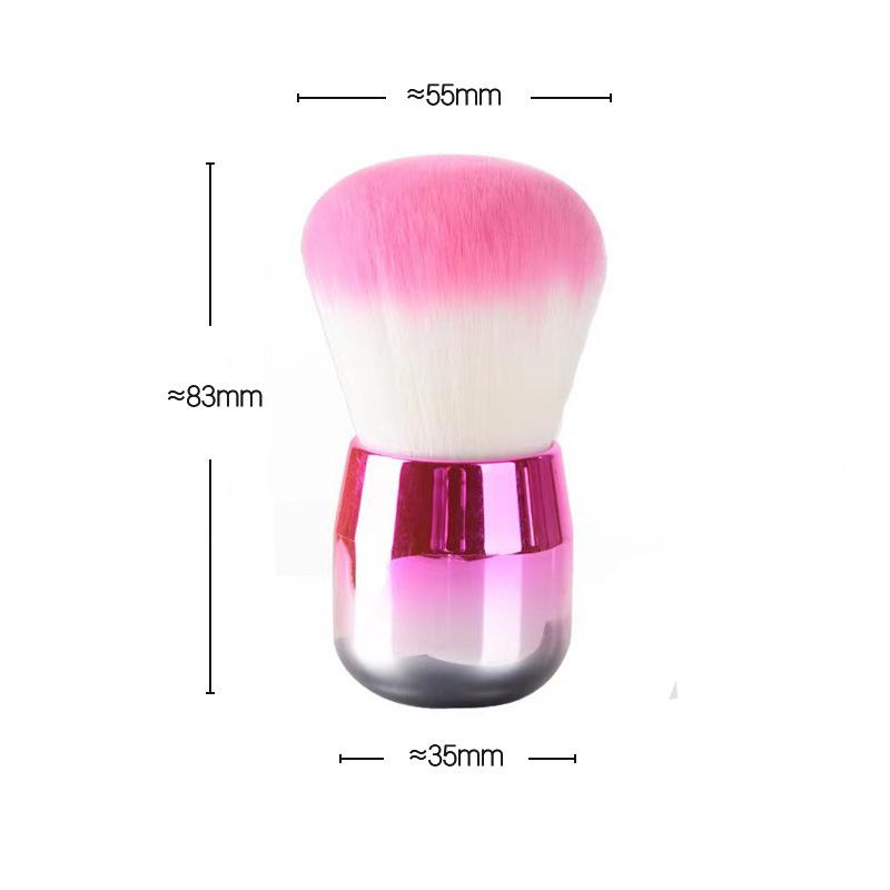 Extra Large Body Makeup Brush For Self Tanner Leg Makeup 88mm Wide-headed Brush Sunscreen Face Back Makeup Brush Wet Dry Use
