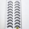 20 Style 10 Pairs Natural 3d Mink Lashes Soft False Eyelashes Cross Messy Dense Eye Lashes Extension Makeup Faux Cils Maquillaje