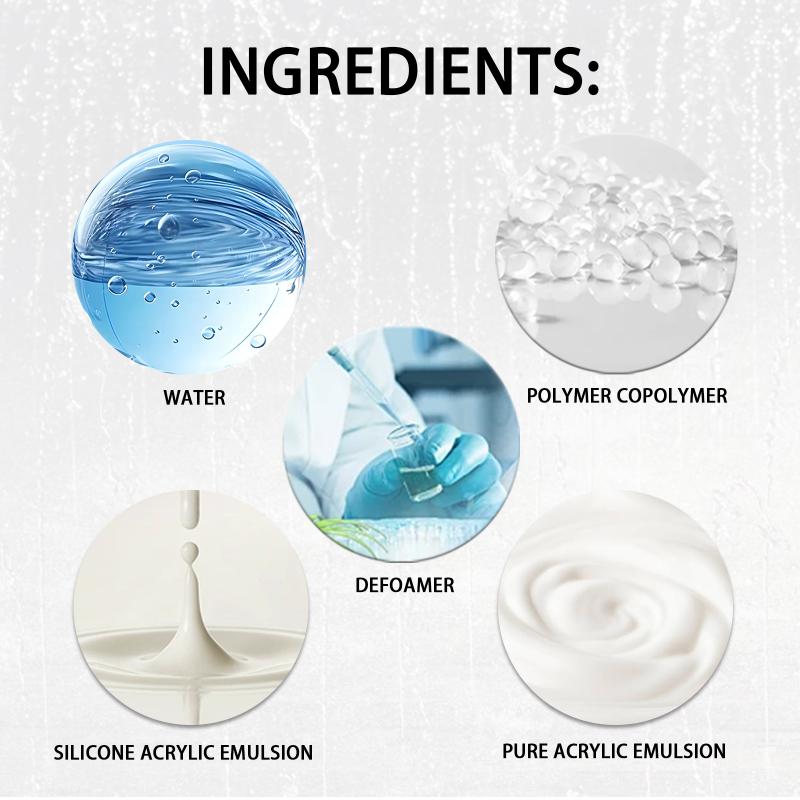 Waterproof Insulating Sealant Waterproof Glue Waterproof Sealant Liquid Rubber Long Lasting Roof Sealant Waterproof For
