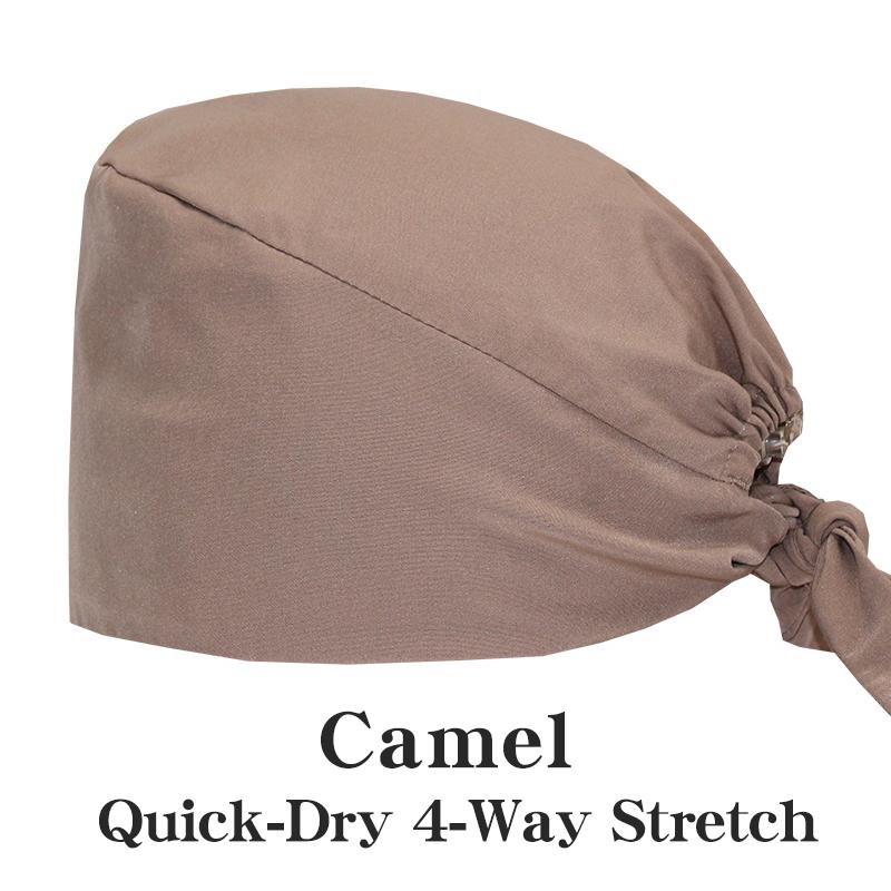Customized Solid Color Dental Doctors Cap Women Men Nursing Hat Laboratory Pet Vet Breathable Medical Scrub Caps with Buttons