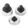 Set of 3 Reversible Palm Ratchets 1/4, 3/8, 1/2 Inch – Compact Ø38 Mm, 43/39/45 Teeth