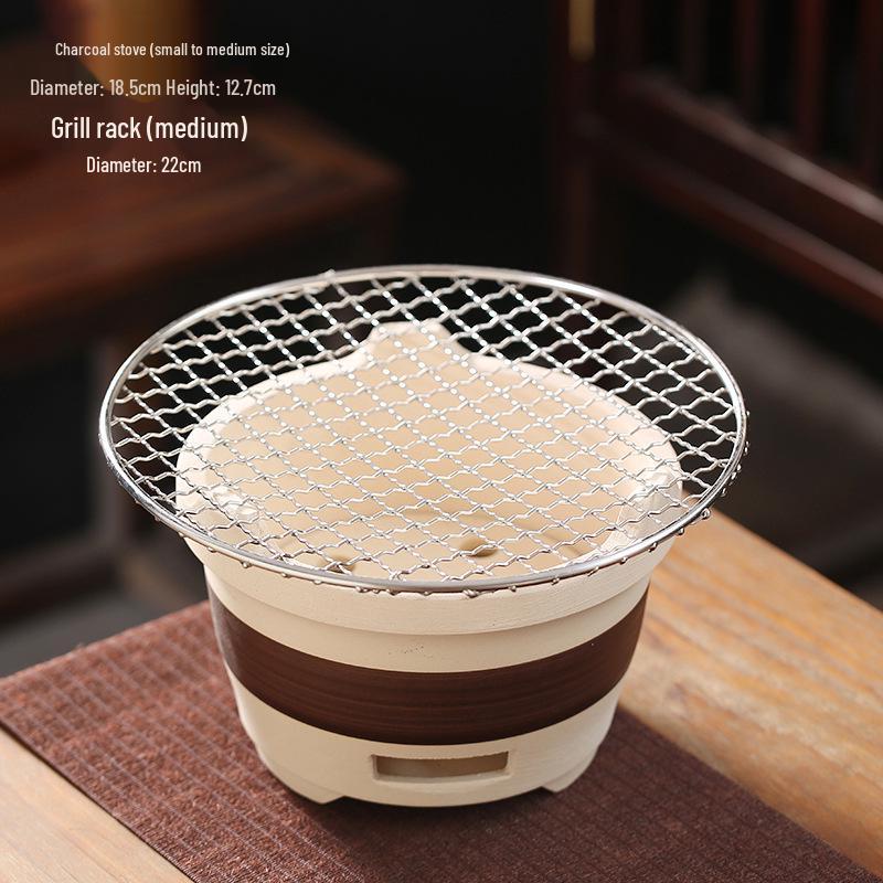 High-Temperature Resistant Ceramic Stove and Teapot Set for Outdoor Tea Brewing and Roasting