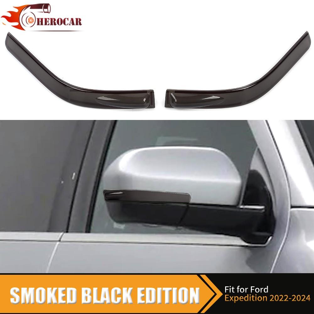 Smoked Black Mirror Turn Signal Light Lamp Trim For Ford Expedition 22+ Exterior