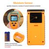 GM630 Digital Wood Moisture Meter LCD Backlit Portable Wood Moisture Tester 8 Gears Switchable with 9V 6F22 Battery for
