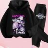 KPop Demon Hunters Hoodie Set Girls Fashion Casual Sweatshirt Movie New Kid K-Pop Demon Hunters Hooded Suit Clothes