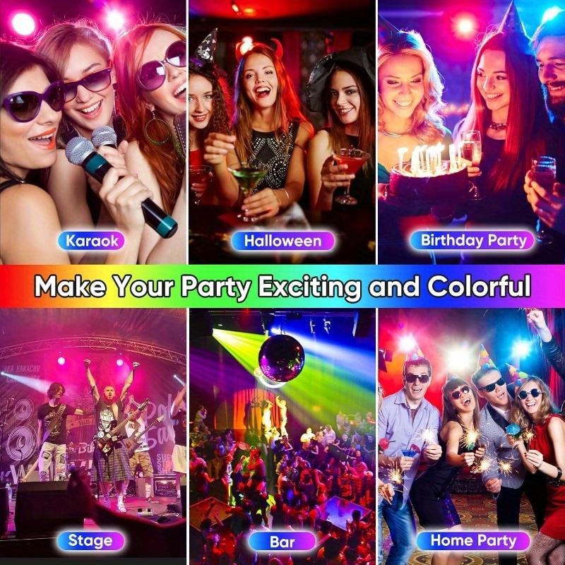 18LED Stage Lights DMX 512 With Sound Activated Par Uplights For Wedding Birthday Christmas Music Show Dance Party Bar Lighting