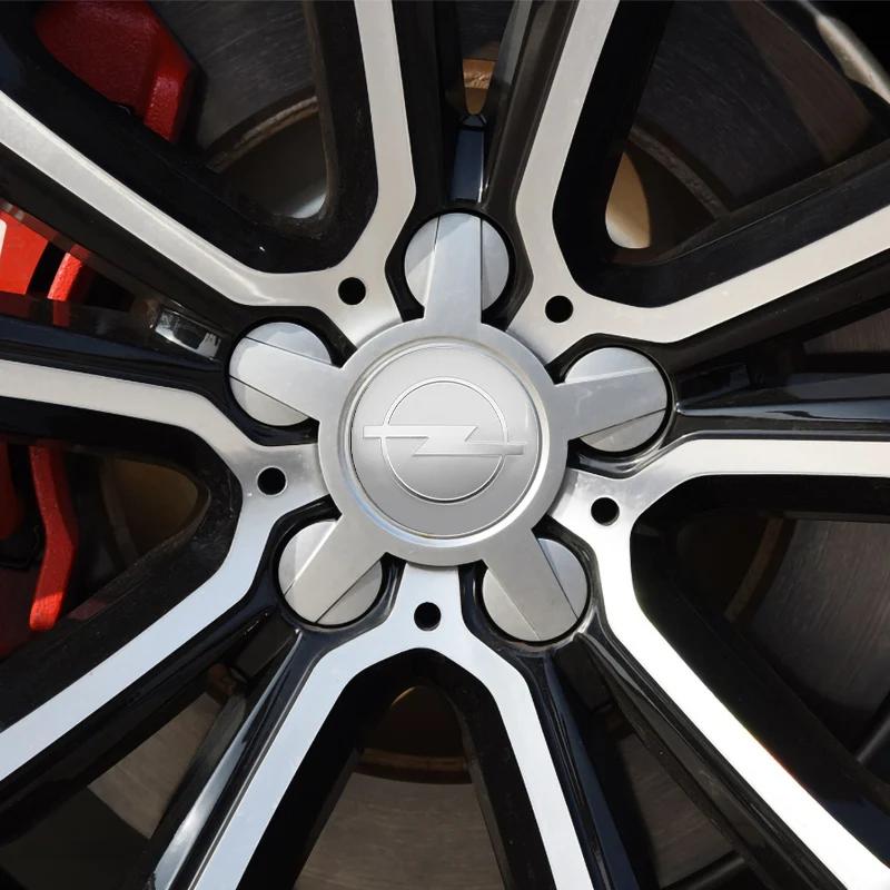 4 pezzi 56mm 56mm logo 3D emblema auto Copricerchi Centro Mozzo auto Cerchione refit antipolvere coperture adesivo accessori styling Per Opel