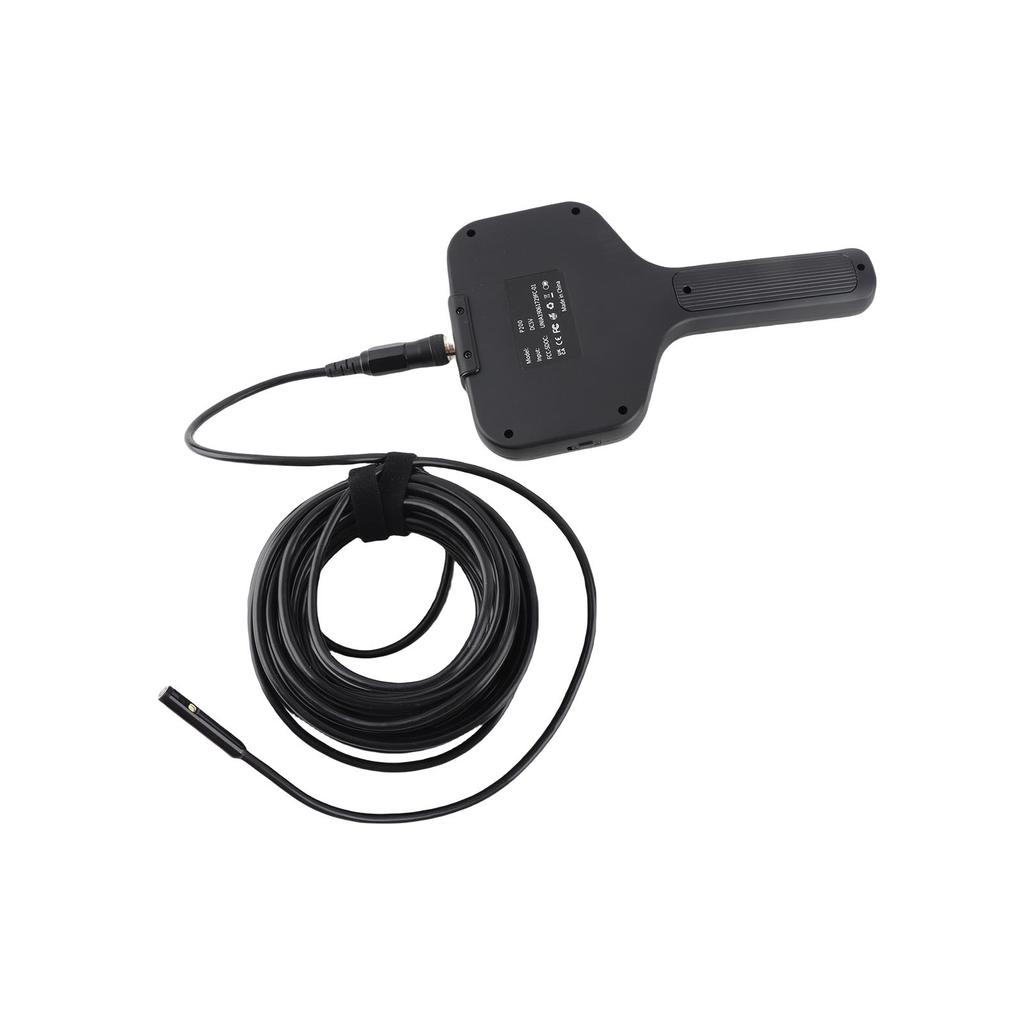 Inspection Camera Dual Lens Inspection Camera with Light 10m 32.8FT Industrial Borescope IP67 Waterproof Flexible Cable