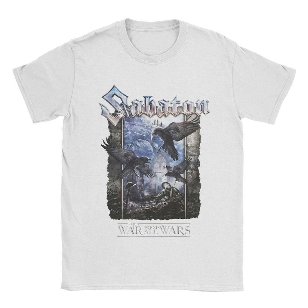 S-Sabatoned The War To End All Wars  Graphic Printing T Shirts for Men Women  100% Cotton  Tee Shirt Clothing