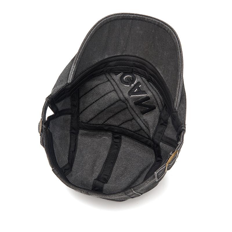 Forward Hat Men's Spring Summer British Vintage Peaked Cap Letter Embroidered Beret Sun Hat Newsboy Hat