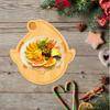 Wooden Christmas Tray Wood Serving Platters Wood Serving Platters Snack Fruit Meat Cheese Board Christmas Wooden Tray Serving