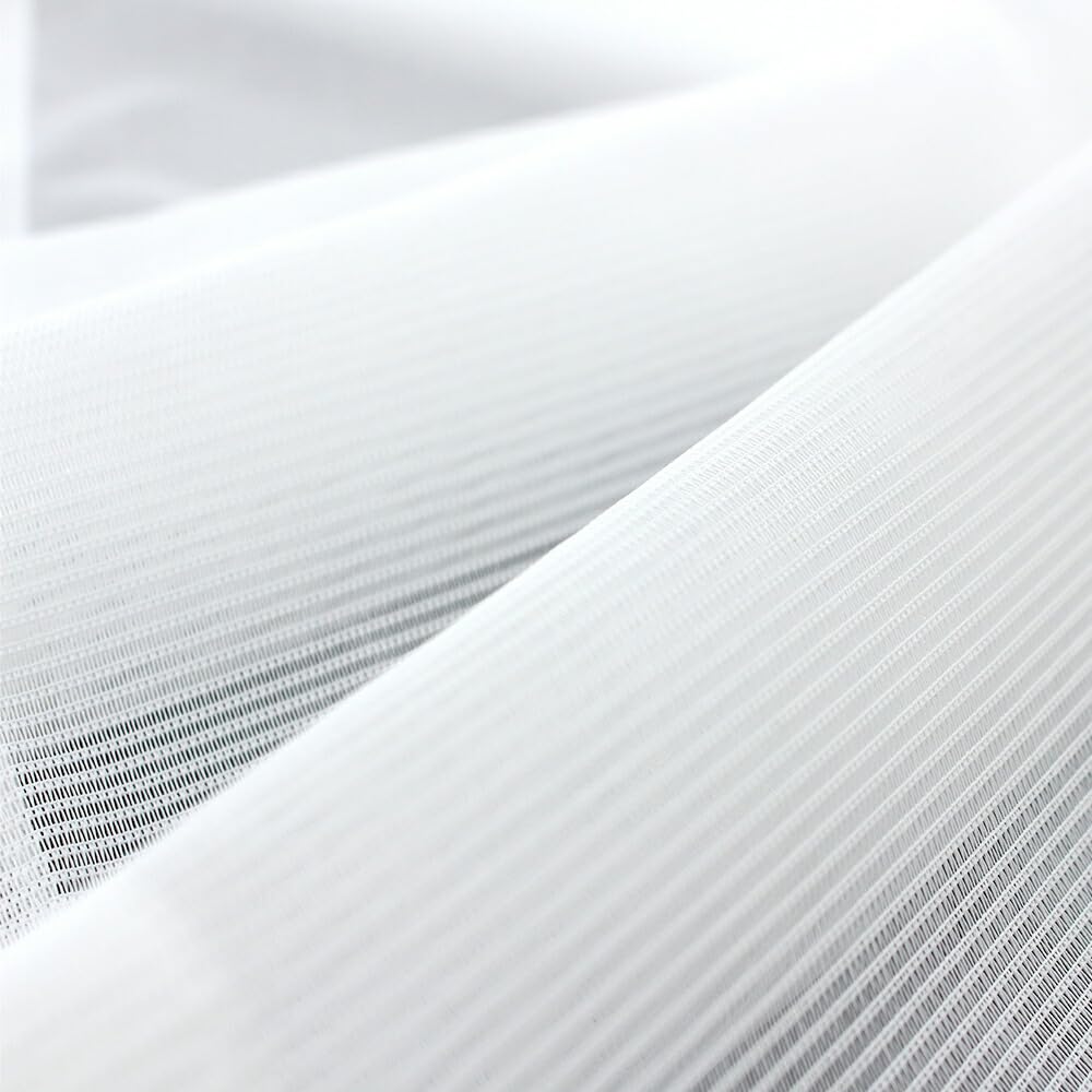 Width 100cm x Length 218cm Set of 2 Mirror Lace Curtains with Label Flame-retardant Flame-retardant ue-1645