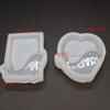 Clear Quicksand Silicone Molds Resin Casting Shaker Mold Resin Epoxy Mold for DIY Crafts Pendant Keychain Jewelry Making