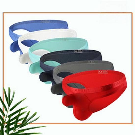 Men's Nylon Mesh Breathable Mid-Waist Boxer Briefs, Japanese Style