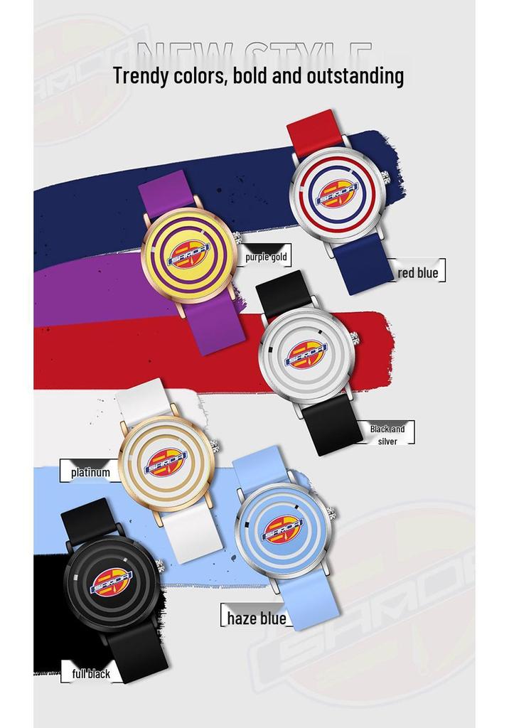 Sanda Quartz Watch: Creative, Casual & Sporty Student Timepiece