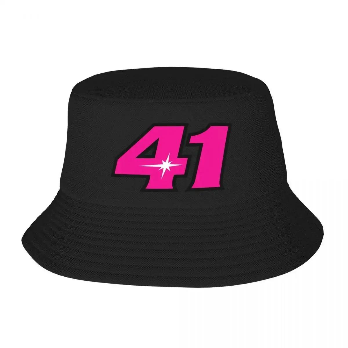 

Aleix Espargaro 41 Pink Bucket Hat Luxury Cap funny hat Custom Cap Girl Men s