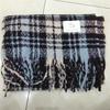 New dry rose pink plaid scarf female Korean atmosphere warm winter white soft fringed shawl scarf tide