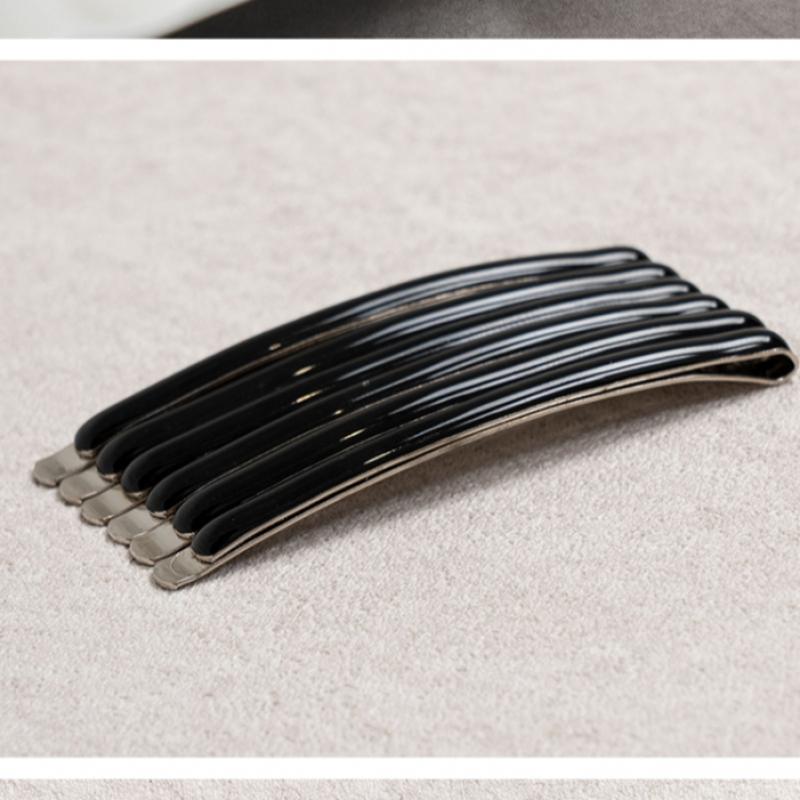 Daiso Indah Haarklammer Epoxy Runde Form 6er-Pack