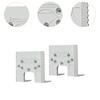4 Pieces Door Jamb Hinge Jigs Auxiliary Tool Reusable Precision Lightweight Hinge Mount Assistant for Garage Frame Panels