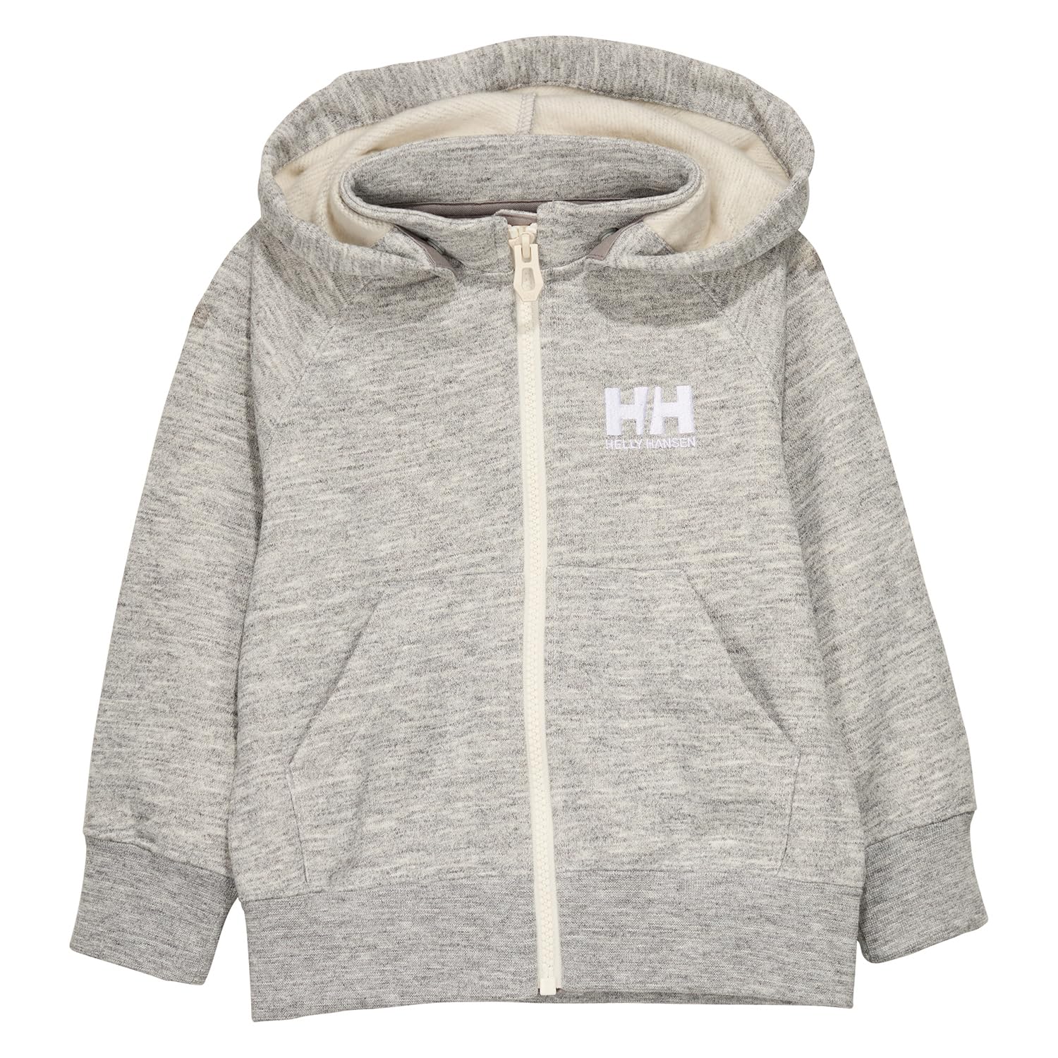 Толстовка с капюшоном на молнии Helly Hansen K Logo, Смешанный серый, Размер 110