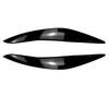 M63K-For BMW 5-Series F10 F11 Early 2011-2014 Front Headlight Cover Garnish Strip Eyebrow Cover Trim Sticker