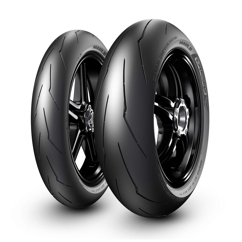 PIRELLI Motorcycle DIABLO SUPERCORSA V3 Front ZR 17 54W SP Tubeless Type Motorcycle Tire for Two Wheels 3657000 1 Piece PIRELLI 110/70 M/C (TL)