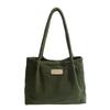 Large Capacity Corduroy Tote Bag Women's New Casual Versatile Commuter Bag Simple Shoulder Bag