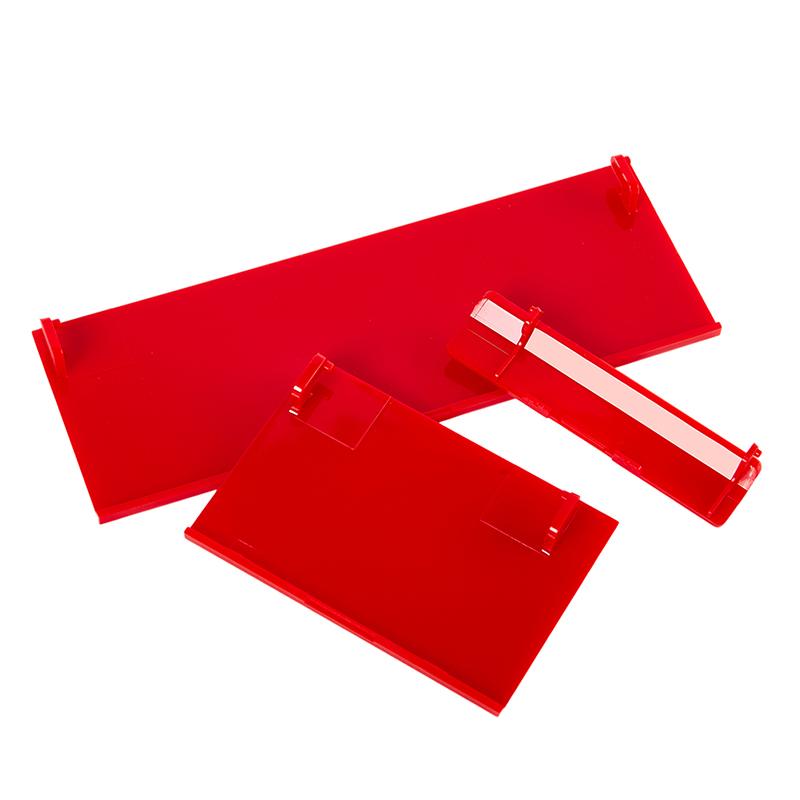 3 In 1 Red Memeory Card Door Slot Cover Lids Door Covers For Nintend Wii Console Replacement