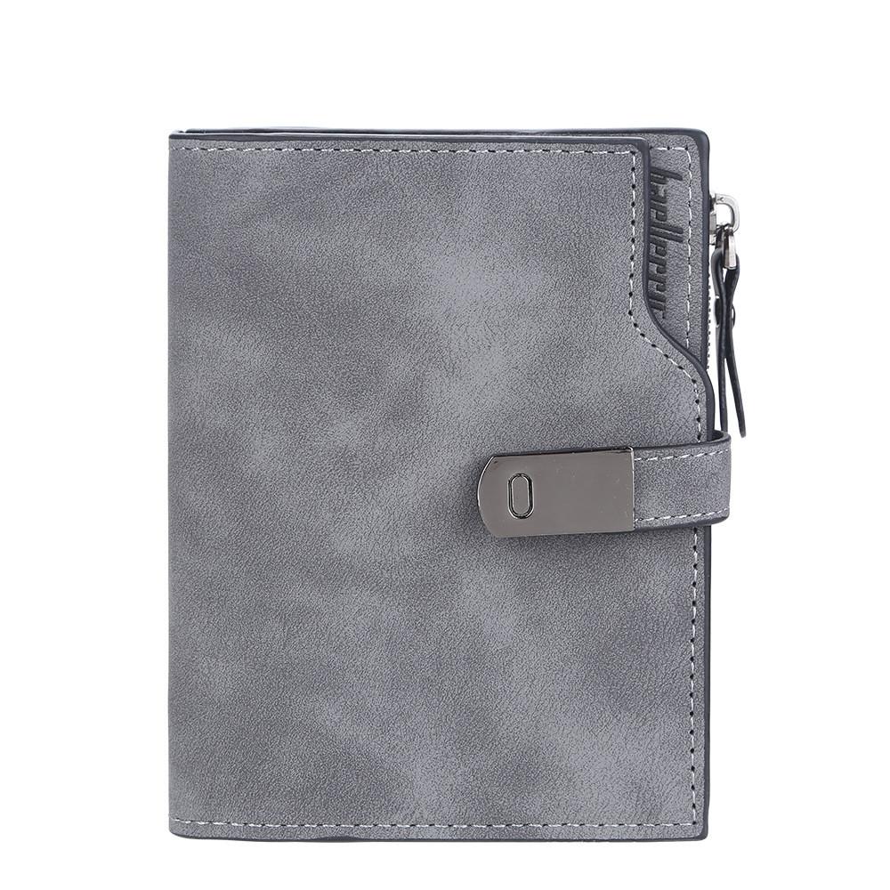Pu Leather Wallet For Women With Zipper And Multiple Card Slots For Daily Use