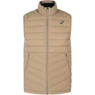 Kamizelka sportowa casual na zewnątrz zapinana na zamek stójka męskie kamizelki khaki 2031E863-200