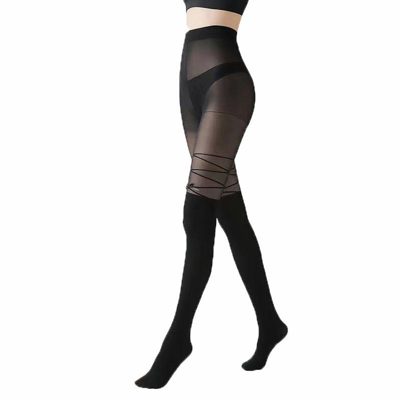 Women Stockings Solid Black Pantyhose Seamless Ultra-Thin Stocking High Elasticity Long Socks Tights