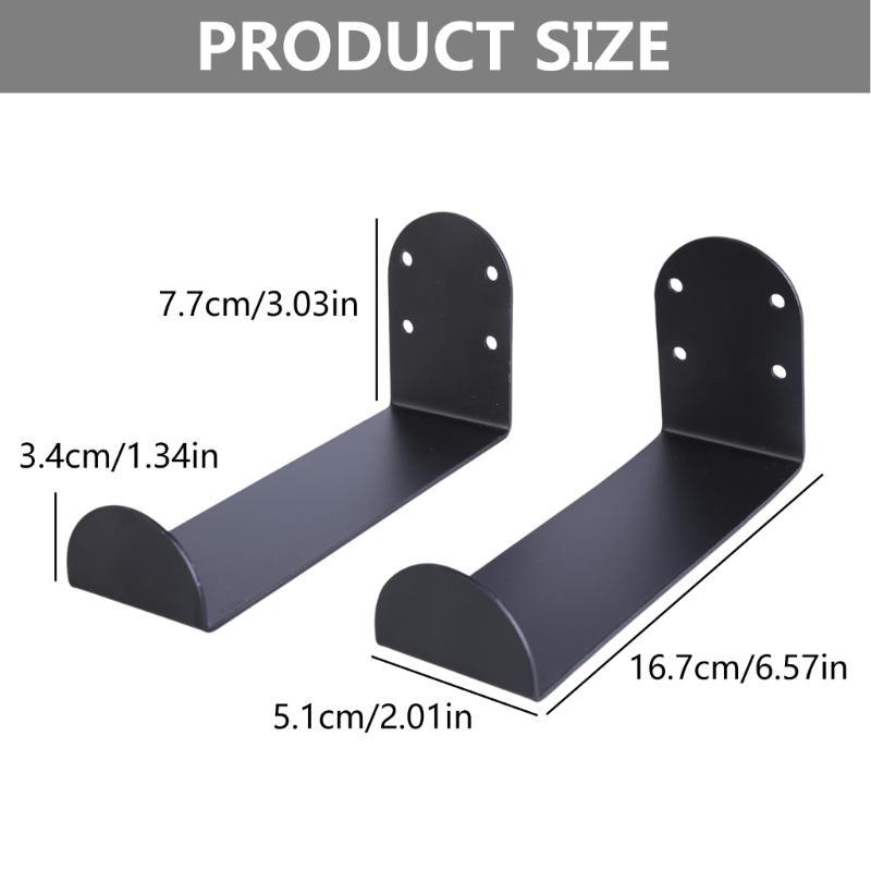  2Pcs Wall Mounted Exercise Mat Holder Yoga Strap Organizers for Home Gyms Accessories Surfboard Snowboard Hanger Rack