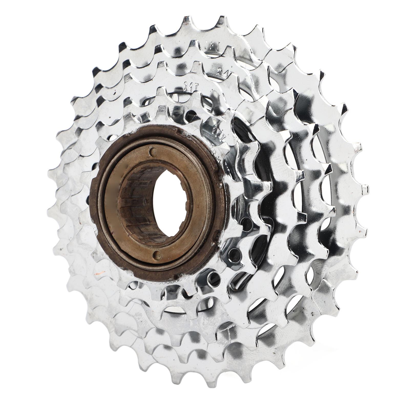 Igeteck Bike Flywheel Mountain Bike 5 Speed Flywheel Replacement Accessories 14‑28T For Mountain Bikes