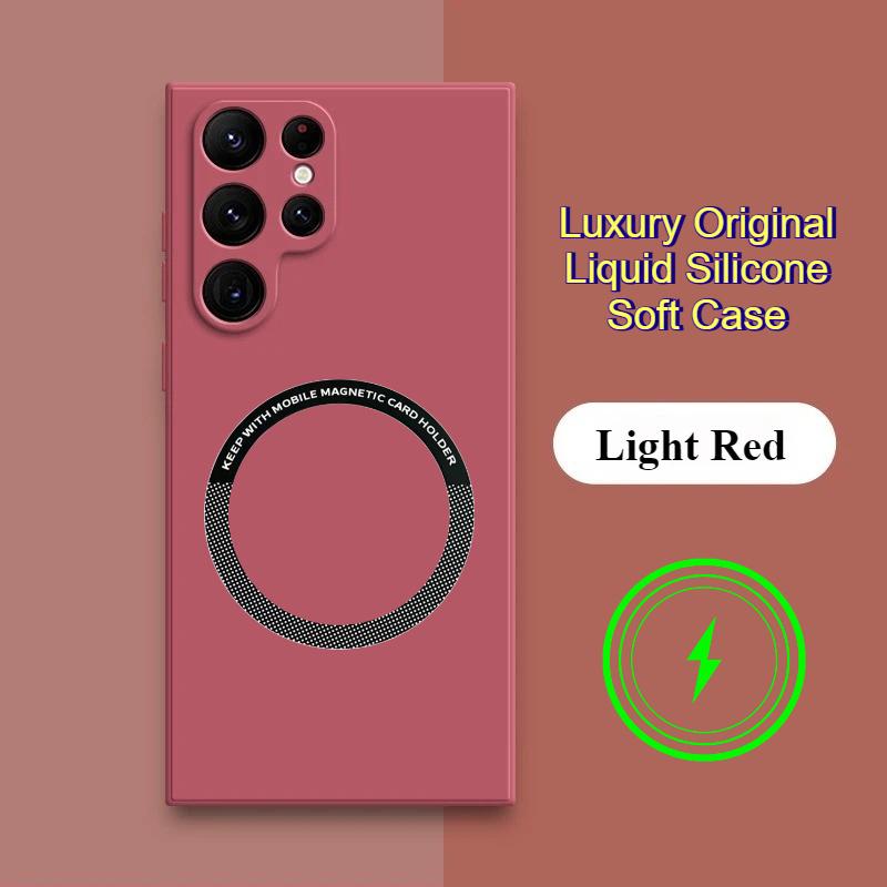 Liquid Silicone Anti-drop Soft Case For Samsung S26 Ultra S25 Edge S24 Plus FE A57/37/17/07 A56/36/26/16/06 Protector Back Cover