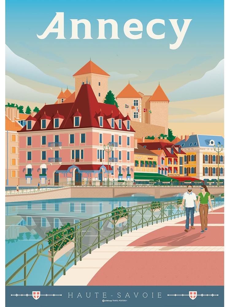 Travel City Poster Finland Vietnam Oslo Nice Canvas Painting Cartoon Nordic Wall Art For Modern Living Room Home Decoration