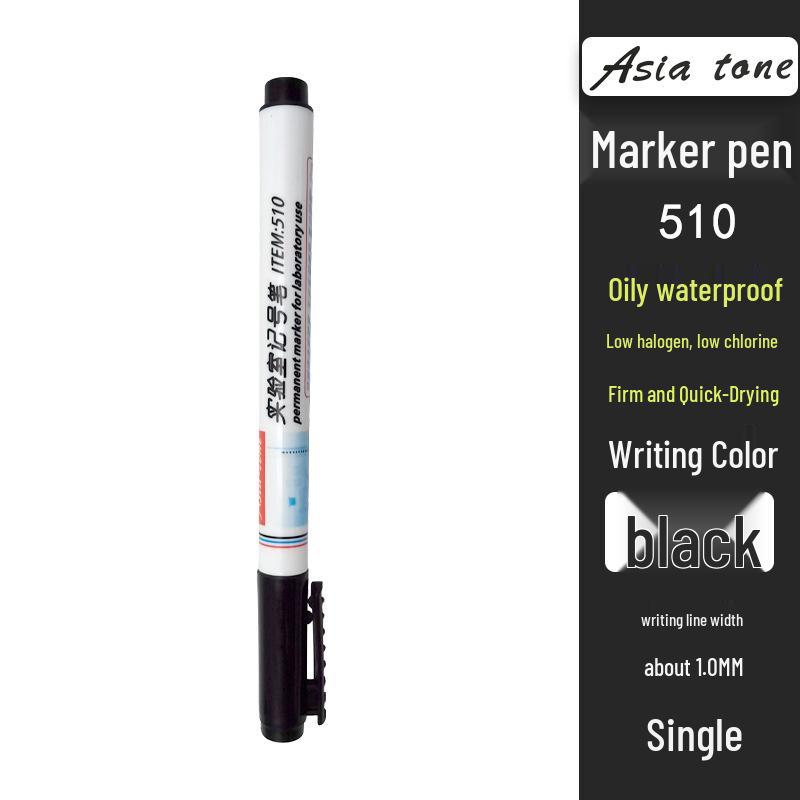 Yatong 510 Black-Blue Low-Chlorine Industrial Marker - Acid/Alkali Resistant, High-Temperature Safe.