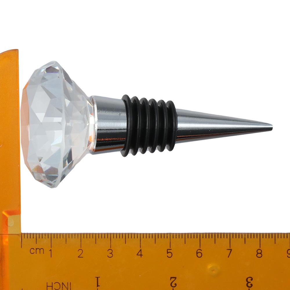 1/3pcs Crystal Bottle Stopper Zinc Alloy Beverage Bottle Stopper Diamond Plug  Wine