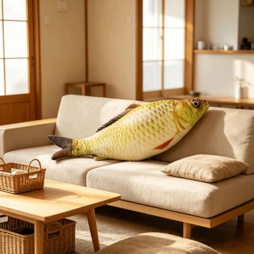 Soft Animal Stuffed Animal Carp Simulation Fish Simulation Fish Plush Doll  Kids Gift