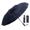 Folding Automatic Opening and Large Suitable for Sunny and Rainy Typhoon Super Comes with Storage Big Size [AZALPHA] 12-Rib Umbrella, Windproof,