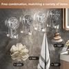 Suction Cup Hooks Household without drilling Multifunctional Wall Hanging Keys Clothes Hooks Bathroom Kitchen self-adhesive hook