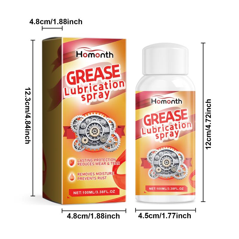 MultiPurpose Lubricant Spray 100ml for Locks Hinges Machinery AntiRust LongLasting Oil for Automotive Maintenance