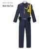 Zootopia Nick Wilde Officer Cosplay Costume for Halloween & Festivals