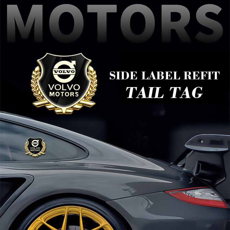 3D Metal Car Body Trunk Sticker Emblem Badge Decals Decoration For Volvo XC70 V60 XC60 XC90 V50 S60 V90 V40 S40 XC40 S90 V70 T6