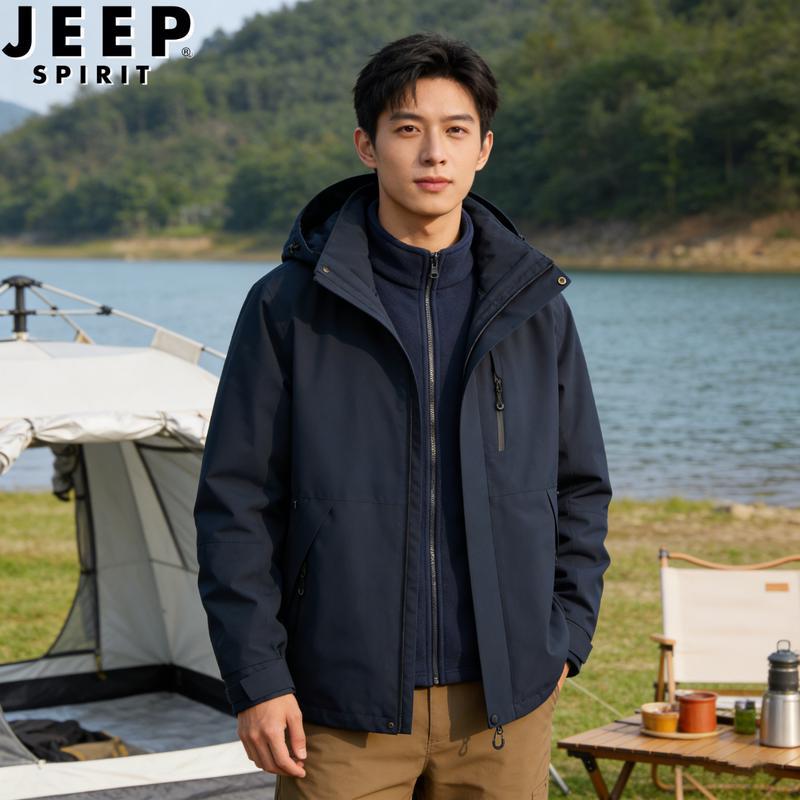 

JEEP SPIRIT 3-in-1 Outdoor Hooded Jacket 3XL