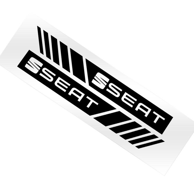 

2PCS Car Rear View Mirror Side Stripe Badge 3D Sticker Car Styling for SEAT Leon FR 5 6 Alhambra MK3 MII Altea 5F Ibiza Toledo Cordoba чёрный