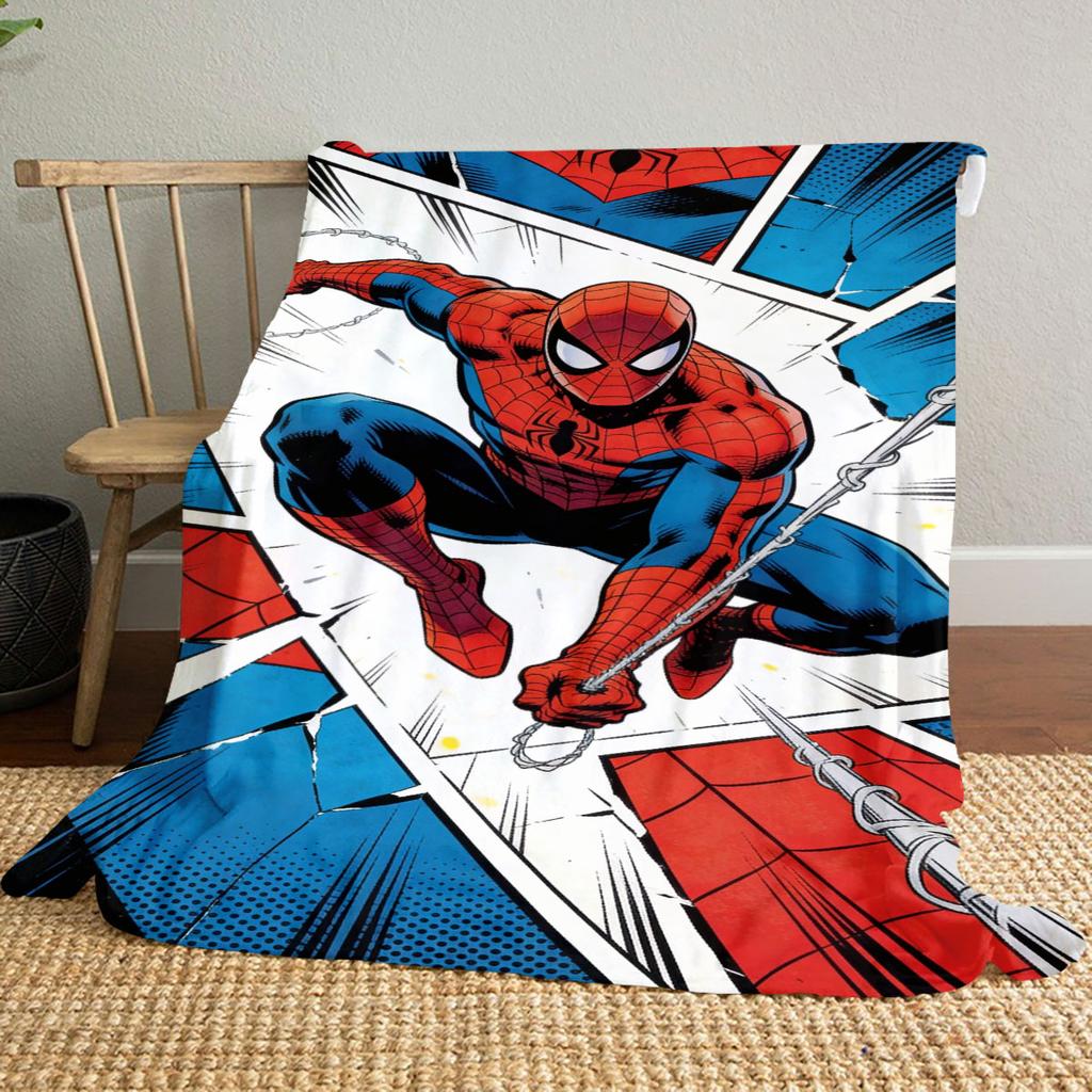 Spider-Man Patterned Comfortable Blanket. Super Soft Fleece, Soft, Comfortable, and Lightweight.Suitable As a Gift